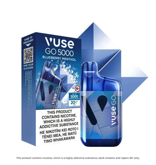 Blueberry Menthol VUSE GO 5k Disposable Vape